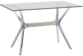 MASA POLIPROPILENA MALIBU - 120 cm / 80 cm - TRANSPARENT