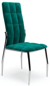 Scaun de bucaterie Darwin, verde/argintiu