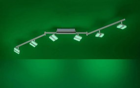 Leuchten Direkt Lola Smart Sabi lampă de tavan 6x4.5 W oţel 12086-55