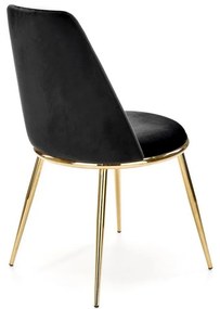 Scaun de bucaterie Louis, negru