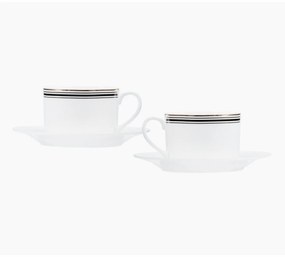 Set servire ceai sau cafea, 12 piese, 6 persoane, Art Deco