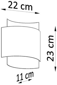 Aplică IMPACT 1xG9/40W/230V albă