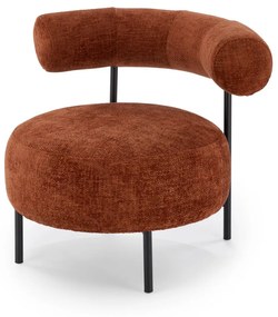 Fotoliu Hazard stofa cinnamon H72 cm