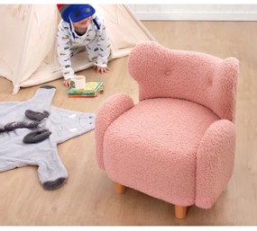 Fotoliu pentru copii TOBI, roz