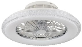 Lustra LED cu ventilator si telecomanda CORUSSO