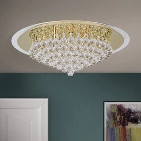 Plafoniera eleganta cristal K9 diam. 62cm Gloria DLU 2378/9/62 gold OR