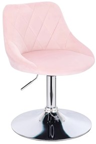 HR1054N Scaun Roz Catifea