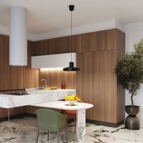 Lustră pe cablu Sollux SL.1703 BILO 1xE27/15W/230V d. 35 cm negru