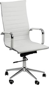 Scaun directorial modern OFF 802 alb