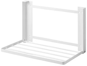 Raft pentru baie alb mat de montat pe perete din oțel Tower – YAMAZAKI