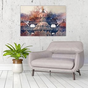 Tablou - Akshardham, New Delhi, India (90x60 cm)