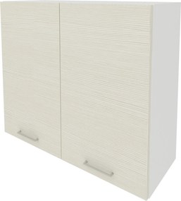 Corp Superior Lecce, 2 Usi, Larice/Alb, 80 x 30 x 65 cm