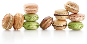 Set formă de copt din silicon și pungă pentru preparare macarons Lékué