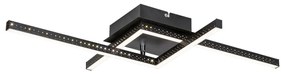 Plafoniera LED design modern Casimir negru