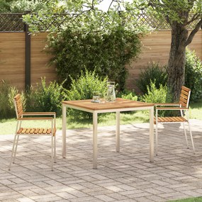 vidaXL Set de dining pentru grădină 3 pcs