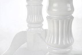 Set masa extensibila Joseph L150-190 cm + 4 scaune Verdi gri/alb