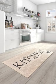 Covor Bucatarie Spoon, 80x150 cm, Catifea / Poliester