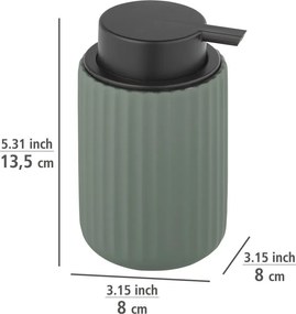 Dozator din ceramică pentru săpun Wenko Belluno, verde