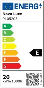 Plafoniera cu 4 spoturi LED directionabile Gon alb NVL-9105203