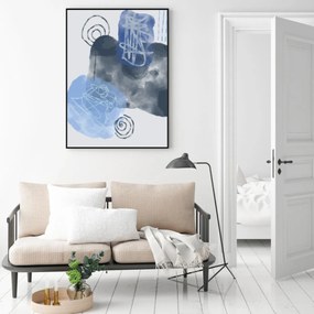 Poster - Abstracție pictată (A4)