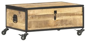 vidaXL Măsuță de cafea, 70 x 50 x 33 cm, lemn masiv de mango