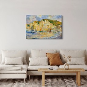 Tablou - Auguste Renoir, Sea and Cliffs, reproducere (90x60 cm)