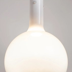 Lustra/Pendul LED design decorativ Nebula 20cm alb