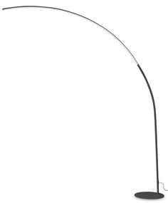 Lampadar LED modern tip arc Comet pt negru