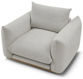 Fotoliu gri deschis Ernest – Bobochic Paris