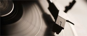 Tablou - Înregistrare gramofonică (120x50 cm)