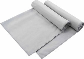 vidaXL Prosoape pentru scaune de exterior 2 pcs Gri 130 x 60 cm