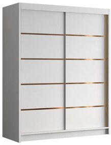 Dulap de haine cu uși culisante Hyzron IV 150 (Cașmir + auriu) . 1105730