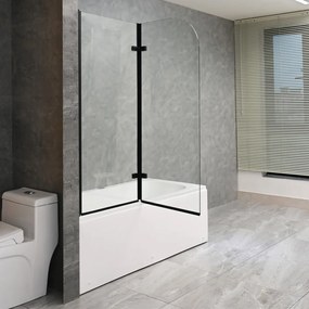 Paravan de cadă Alor 120x140 cm Negru