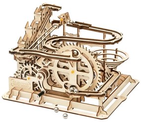 Puzzle 3D pistă pentru bile de sticlă, spirală RoboTime