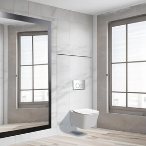 Set rezervor WC montat pe perete Roya Tinos 82CHR