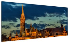 Tablou cu construcție iluminată (120x50 cm)