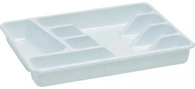 Organizator plastic pentru tacâmuri - granit CURVER