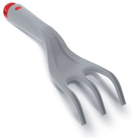Cultivator manual de gradina, plastic ABS, gri