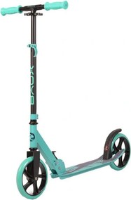 Trotineta din aluminiu NOVOKIDS™ Storm Scooter, maxim 100 kg, Functie Super Brake, Maner reglabil pe inaltime, Diametru roata 200 mm, Turquoise