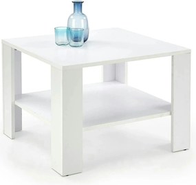 Masuta cafea KWADRO, alb, 70x70x53 cm