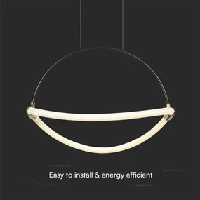 Lustră LED pe cablu LED/12W/230V 3000K