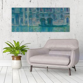 Tablou - Claude Monet, Palazzo da Mula, Venice, reproducere (120x50 cm)