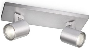 Philips - Spot LED RGBW reglabil RUNNER 2xGU10/6,5W/230V crom mat