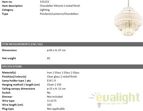 Candelabru elegant design LUX Vittoria S 111122 HZ