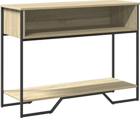 vidaXL Măsuță consolă, stejar sonoma, 100x35x74,5 cm, lemn prelucrat