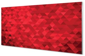 Tablouri acrilice triunghiuri model Red