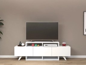 Masă TV/Dulap Duvabu (alb) . 1095353