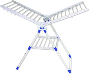 Uscator rufe pliabil ZILAN MARRONE ZLN6072, fabricat din plastic, suprafata utilizabila 18 m