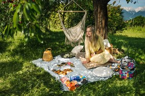 Cos termic pliabil pentru picnic, FLOWERS