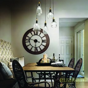 Lustra cu 4 pendule din sticla suflata, GRETEL SB4 122557